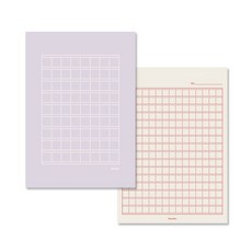 왈가닥스 메모패드 데일리 2종 세트 A5, 72 wongoji, 240 wongoji, 1세트 문구/오피스/학용품/수업준비 반품 최저가 5,900원