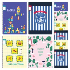 영아트 3-6무제 스프링노트, 랜덤 발송, 10개 문구/오피스/학용품/수업준비 반품 최저가 6,120원