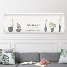 더자리 스판 에어컨 커버 벽걸이형, 미니가든 홈인테리어/가전/가구 커버 반품 최저가 9,160원