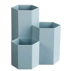 와이즈데이 파스텔 벌집 연필꽂이, 블루, 1개 문구/오피스/사무용품 전문관 반품 최저가 5,630원