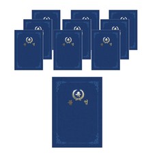 매직패브릭 거치식 종이 상장케이스 A4전용 350g 인쇄 무지, 청색, 10개 문구/오피스/사무용품 전문관 반품 최저가 5,630원