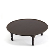 남원목기 창공 원형 엔틱상 600 x 600 x 240 mm, 체리 + 갈색 주방용품/교자상 반품 최저가 30,880원