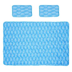 아이티비틀 인견 쿨매트 더블 + 베개 2p 세트, BLUE, 쿨매트+쿨베개 세트 홈인테리어/침구 반품 최저가 15,160원