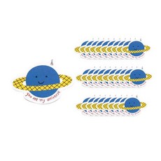 파랑행성 택, 혼합색상, 100개 문구/오피스/데코/포장용품 반품 최저가 10,250원