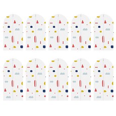 마이닝 PEVA 의류커버 중 5p + 대 5p 세트 기하무늬, 1세트 생활용품/압축팩/커버 반품 최저가 13,430원