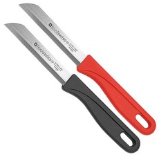 툴스위스 일반과도 2종 세트, 블랙, 레드, 1개 주방용품/1인가구 주방용품 반품 최저가 3,340원