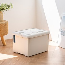 프랑코홈 국내 제조 리빙박스, 베이지, 62L, 1개 홈인테리어/수납/정리 반품 최저가 17,190원