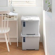 프랑코홈 국내 제조 리빙박스, 그레이, 62L, 2개 홈인테리어/수납/정리 반품 최저가 28,400원