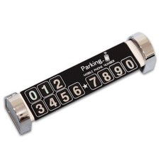 조아애드 차량용 더블회전 2인용 미니 주차번호판, 블랙, 1개 자동차용품/인테리어 반품 최저가 3,670원