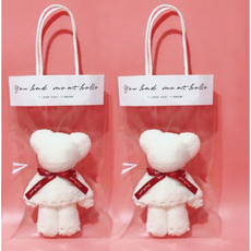 알럽홈 선물용 곰모양 수건, 화이트, 2개 홈인테리어/수건/타월 반품 최저가 7,000원