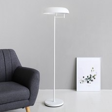 마켓비 GRIMSO 장스탠드 E14 x 2 KS1928F, 화이트 홈인테리어/조명/스탠드 반품 최저가 58,320원