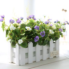 행복한마을 아이비 울타리 조화화분, 퍼플, 1개 홈인테리어/원예/가드닝 반품 최저가 15,800원