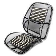 엑스핏 시원한 여름 대나무 망사 통풍시트+등받이형, 혼합색상, 1개 자동차용품/인테리어 반품 최저가 6,970원