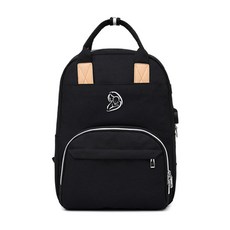 지퍼 포켓 기저귀 백팩, 블랙 출산/유아동/출산준비물/선물 반품 최저가 10,080원