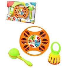 키움하우스 리듬 악기 놀이 3종 세트, 혼합 색상, 1개 완구/취미/신생아/영아완구 반품 최저가 7,710원