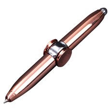 리빙놀이터 라이트 피젯 스피너 볼펜, 로즈골드, 1개 문구/오피스/학용품/수업준비 반품 최저가 3,300원