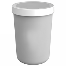프라템 플랫 원터치 원형 휴지통, 그레이 생활용품/수납/정리 반품 최저가 8,710원