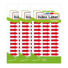 유니온플러스 화살표 스티커 적 UL-2603, 15개입, 3개 홈인테리어/캔들/캔들홀더 반품 최저가 5,960원