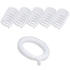 리빙존 커튼링 커튼용 링, 화이트, 44개 홈인테리어/커튼/블라인드 반품 최저가 9,540원