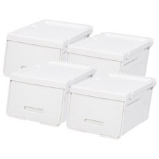 루맥스 슬라이딩 리빙박스 슬림형, 아이보리, 소형, 4개 홈인테리어/수납/정리 반품 최저가 49,740원