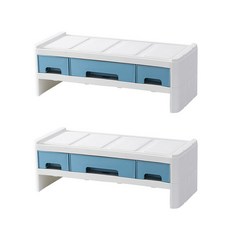 컬러 3단 서랍장 모니터 받침대 YT_RC346, 블루, 2개 문구/오피스/사무용품 전문관 반품 최저가 22,800원