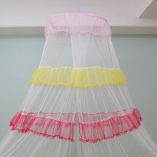 아이비데코 레이스 무지개 캐노피, 혼합색상 홈인테리어/커튼/블라인드 반품 최저가 11,700원