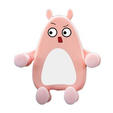 쎈나인 곰곰 노터치 차량용 송풍구 휴대폰 거치대, 핑크 버럭곰, 1개 자동차용품/차량용 전자기기 반품 최저가 6,490원