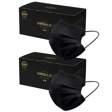 고르고 바른 마스크 대형 성인용, 50매입, 2개, 블랙 생활용품/건강/의료용품 반품 최저가 13,460원 로켓배송