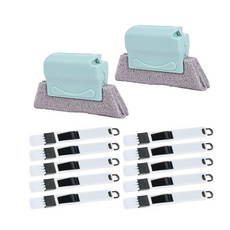 OON 다용도 틈새 청소솔 10p + 쓱싹 창틀 브러쉬 2p 세트, 민트(창틀 브러쉬), 1세트 홈인테리어/욕실청소용품 반품 최저가 6,220원