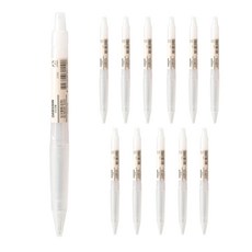 단순생활 잉크젤펜 0.5mm, 화이트, 12개 문구/오피스/필기류 반품 최저가 14,380원