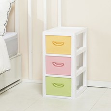 코디 고리 칼라투명 슬림 양면 3단 수납장, 혼합색상, 1개 홈인테리어/수납/정리 반품 최저가 28,810원