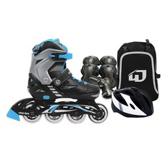 휠러스 아동용 주니어4 인라인 스케이트 콤보 세트, 블랙, 1개 스포츠/레저/킥보드/스케이트 반품 최저가 70,910원