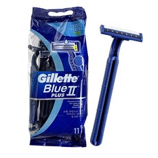 질레트 블루 II 플러스 일회용 면도기, 11개입, 1개 생활용품/구강/면도 반품 최저가 4,190원
