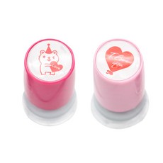 더솜씨 러브 곰돌이 만년 스탬프 2종 세트, 레드, 1세트 문구/오피스/학용품/수업준비 반품 최저가 12,080원