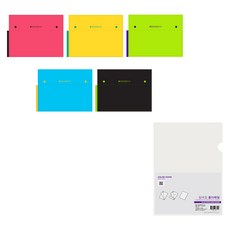 에코청운 PP 8분류 도큐먼트 색상혼합 5p + 칼라칩 L홀더 투명 10p, 색상혼합(도큐먼트) , 투명(L홀더), 1개 문구/오피스/사무용품 전문관 반품 최저가 6,010원