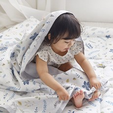 쉬즈홈 국내제조 인견 유아 여름이불 + 베개커버 + 베개솜 세트, 애니 블루 출산/유아동/유아동침구 반품 최저가 22,420원