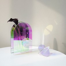 글램 미러 아크릴 꽃병, 홀로그램 홈인테리어/홈데코/디퓨저 반품 최저가 7,980원