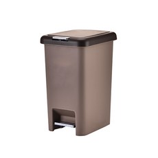 스타 원터치 발판 사각 휴지통 8L, 브라운, 1개 생활용품/수납/정리 반품 최저가 16,200원