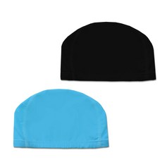 bayb 아동용 수영모, 블랙 + 스카이블루, 2개 출산/유아동/유아동패션 반품 최저가 4,320원