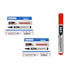 블루마토 유성 매직 B세트 MS850 12p, 적색, 2세트 문구/오피스/필기류 반품 최저가 6,260원