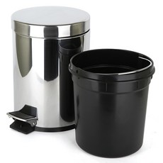 기프트캔 댐퍼스텐 페달 무소음 휴지통 12L, 혼합 색상 생활용품/수납/정리 반품 최저가 14,320원