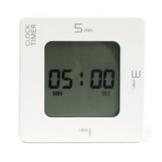 아트베니 네모 진동 타이머, 화이트, 1개 주방용품/주방잡화 반품 최저가 14,330원