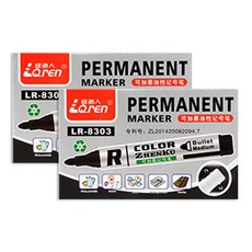 블루마토 유성매직 LR-8303 10p, 흑색, 2세트 문구/오피스/필기류 반품 최저가 7,440원