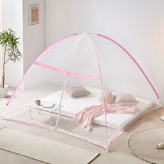 알뜨리 야광 원터치 모기장, 핑크 홈인테리어/커튼/블라인드 반품 최저가 11,260원