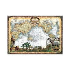 학습&인테리어 세계지도 디자인4번 - 캔버스 출산/유아동/유아동도서 반품 최저가 24,450원