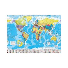 학습&인테리어 세계지도 디자인5번 - PVC코팅 출산/유아동/유아동도서 반품 최저가 25,460원