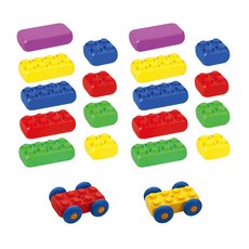 에듀플레이 에듀팜 빅블록 롤링에디션 20p세트, 혼합색상, 1개 완구/취미/블록놀이 반품 최저가 118,500원