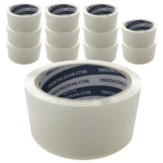 무소음 테이프 빵봉지포장 48mm x 50m, 투명, 12개 문구/오피스/사무용품 전문관 반품 최저가 11,920원