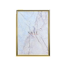 대리석 자석 네일아트판 액자 전시디스플레이, 골드, 1개 문구/오피스/사무용품 전문관 반품 최저가 7,740원