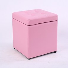 신원 베네치아 쿠션수납스툴, 핑크, 1개 홈인테리어/유아동가구 반품 최저가 17,860원